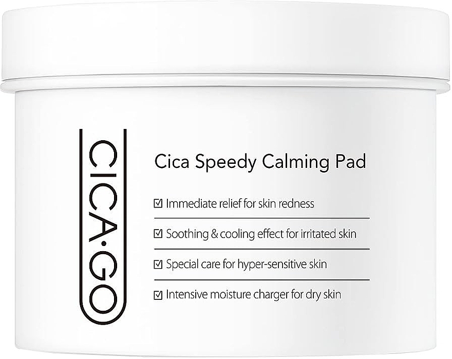 Успокаивающие пэды для лица - Isoi CICAGO Cica Speedy Calming Pad — фото N1