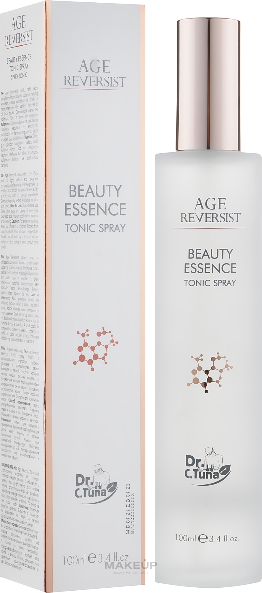УЦІНКА Тонік для обличчя - Farmasi Age Reversist Beauty Essence Tonic Spray * — фото 100ml