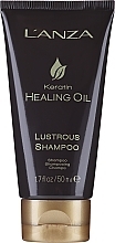 УЦЕНКА Шампунь для сияния волос - L'Anza Keratin Healing Oil Lustrous Shampoo * — фото N3