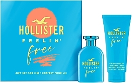 Hollister Feelin' Free For Him - Набор (edt/50ml + sh/gel/100ml) — фото N1