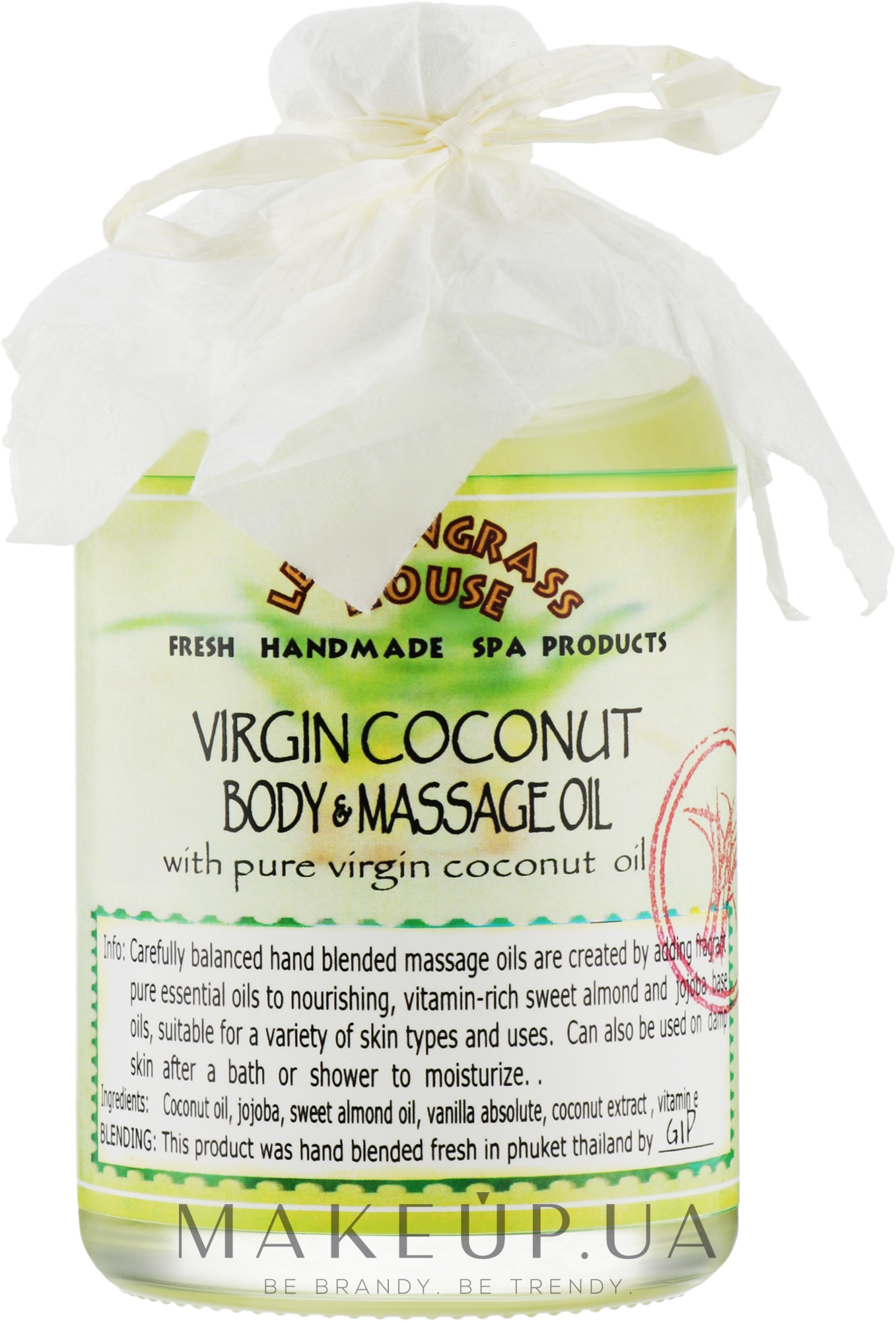 Масло для тела "Вирджин кокос" - Lemongrass House Virgin Coconut Body Oil — фото 120ml