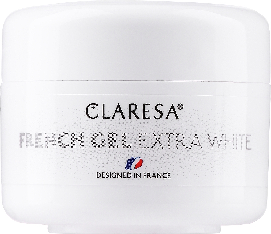 Гель для моделирования ногтей - Claresa French Gel Extra White — фото N1