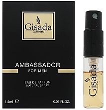 Духи, Парфюмерия, косметика Gisada Ambassador Men - Парфюмированная вода (пробник) 