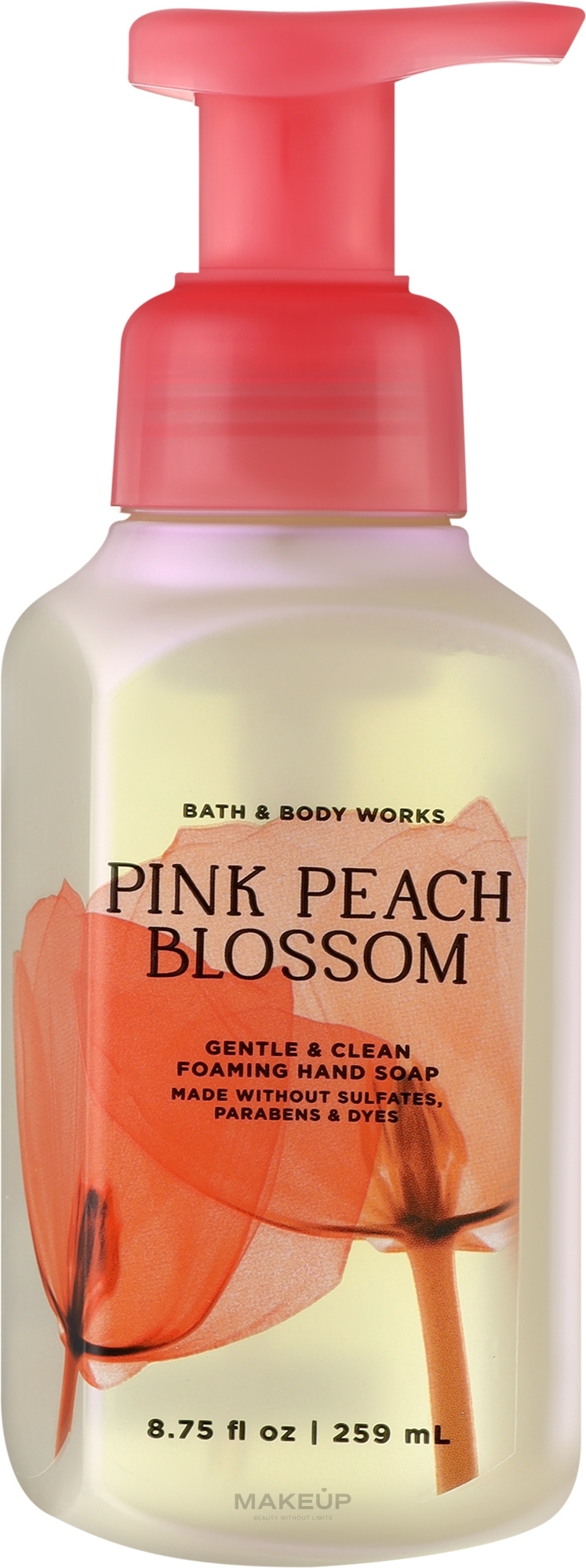 Мыло-пена для рук "Розовый персиковый цвет" - Bath And Body Works Gentle & Clean Foaming Hand Soap Pink Peach Blossom — фото 259ml