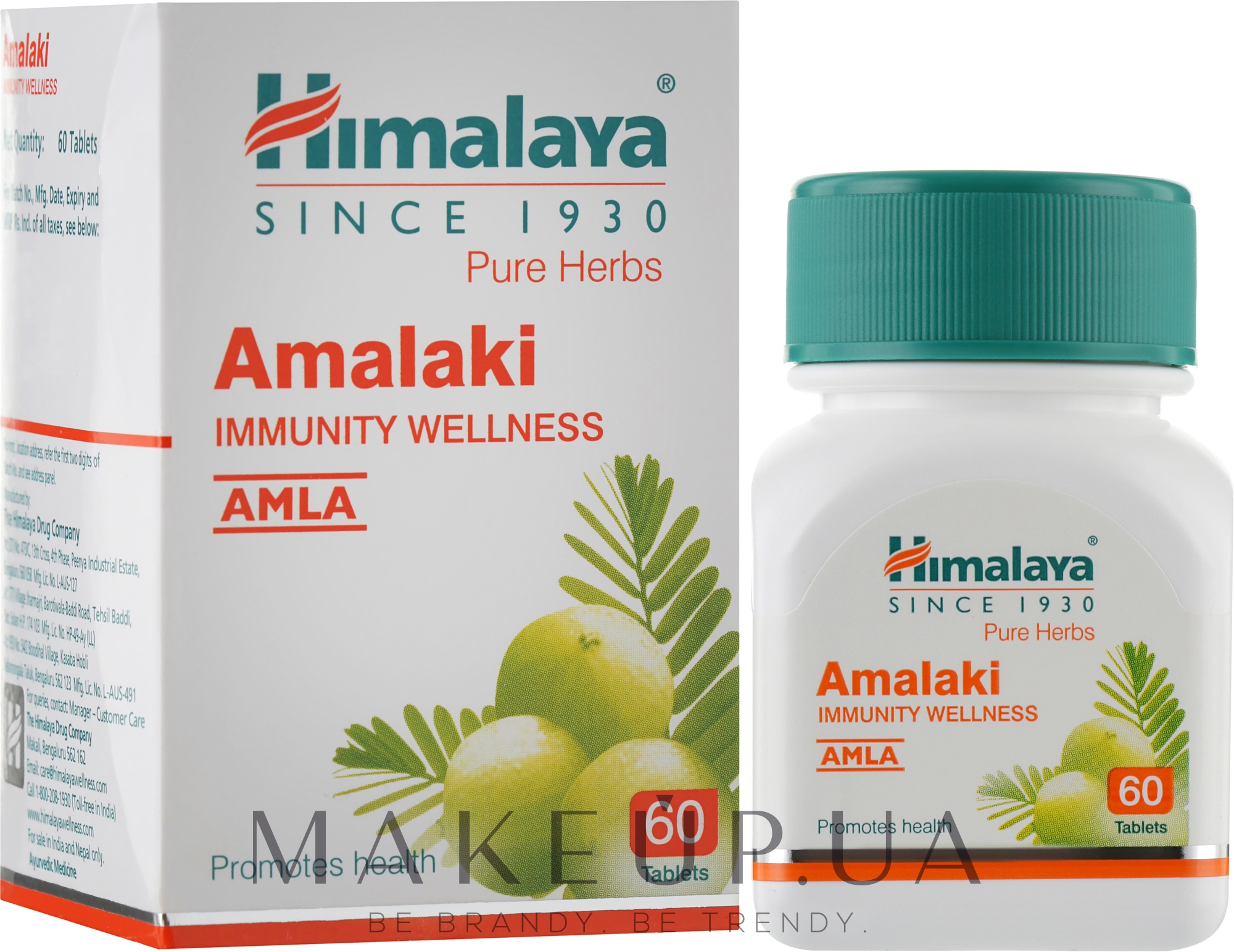 Пищевая добавка "Амла" - Himalaya Herbals Amla C Amalaki — фото 60шт