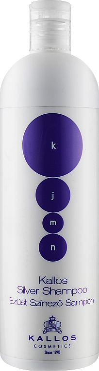 Шампунь срібний забарвлюючий - Kallos Cosmetics Reflex Silver Shampoo — фото N5