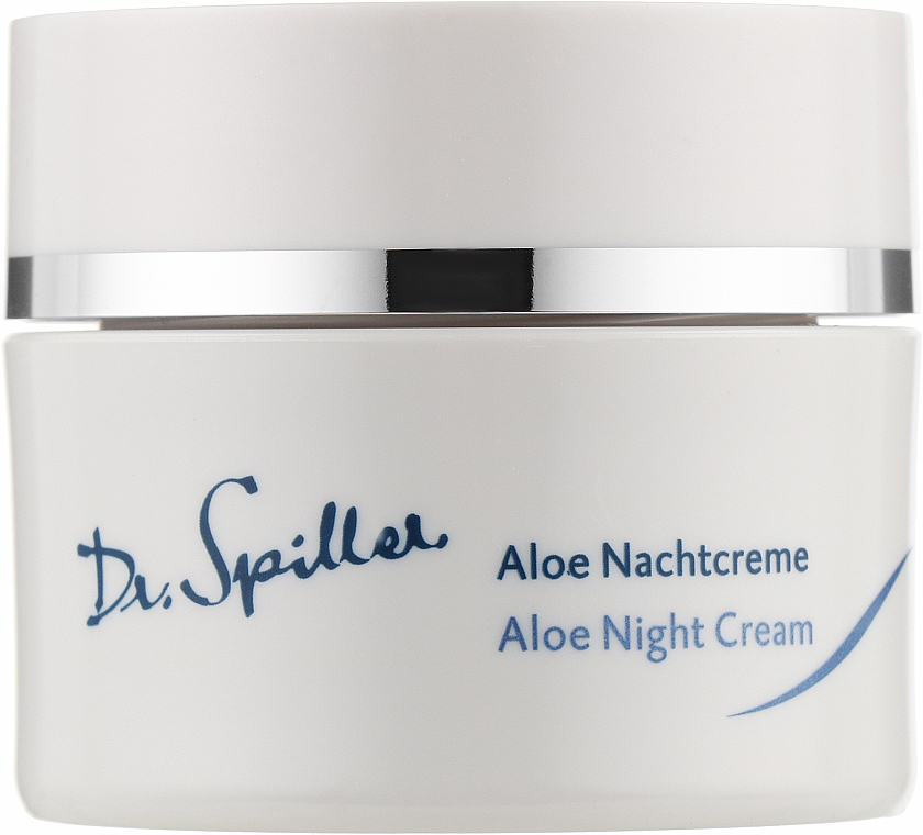 Ночной крем для лица с Алоэ Вера - Dr. Spiller Aloe Vera Night Cream — фото N1