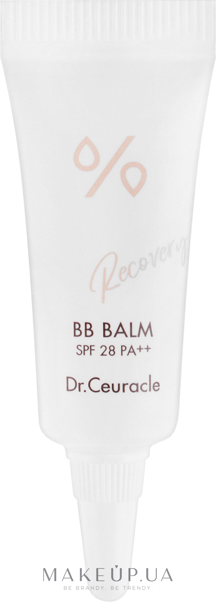 Крем-бальзам с матирующим эффектом для лица - Dr.Ceuracle Recovery BB Balm SPf 28 Pa++ (мини) — фото 2ml