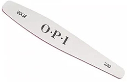 Пилка доводочная, серебряная 240 грит - OPI. Edge White File — фото N1