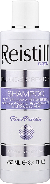 Шампунь для нейтралізації жовтизни фарбованого й світлого волосся - Reistill Blonde Creator Shampoo — фото N1