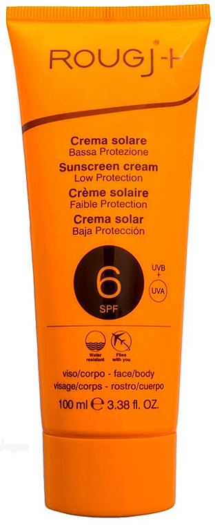 Сонцезахисний крем SPF6 - Rougj Low Sun Protection For Body And Face SPF6 — фото N1