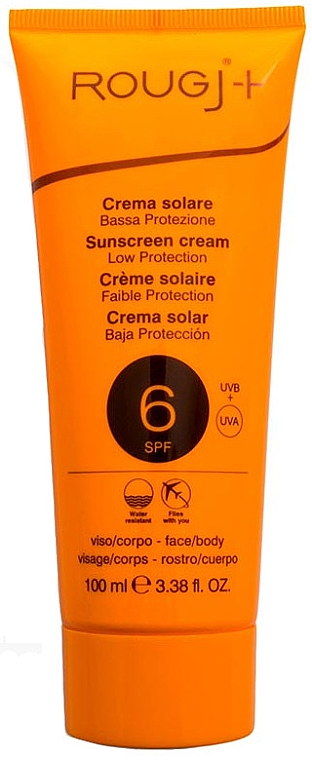 Солнцезащитный крем SPF6 - Rougj Low Sun Protection For Body And Face SPF6 — фото N1