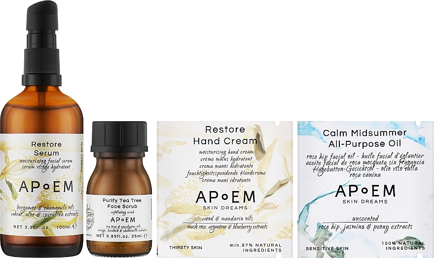 Набір - APoEM Restore Pack (serum/30ml + scr/100ml) — фото N1