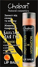Духи, Парфюмерия, косметика Бальзам для губ "Апельсин" - Chaban Natural Cosmetics Lip Balm 