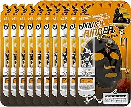 Очищувальна живильна маска з деревним вугіллям і медом - Elizavecca Black Charcoal Honey Deep Power Ringer Mask Pack — фото N3