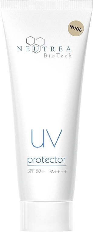 Сонцезахисний крем для обличчя - Neutrea BioTech UV Protector SPF50 Nude/Transparent — фото N1
