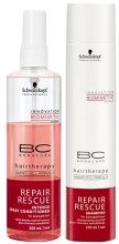 Духи, Парфюмерия, косметика Набор - Schwarzkopf Professional BC Bonacure Repair Rescue (shm/250ml + spray/cond/200ml)