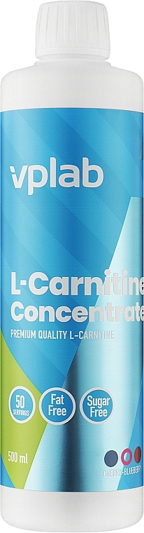 Спортивний напій "L-Carnitine Cherry-Blueberry" - VPLab L-Carnitine Concentrate — фото N1