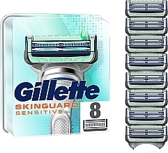 Парфумерія, косметика Змінні касети для гоління, з алое вера, 8 шт. - Gillette SkinGuard Sensitive