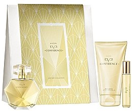 Духи, Парфюмерия, косметика Avon Eve Confidence - Набор (edp/50ml + b/lot/150ml + edp/mini/10ml)