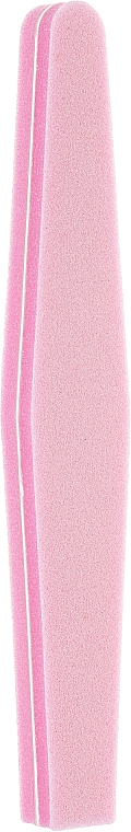 Пилка-баф для ногтей двухторонняя, трапеция 100\180, розовая - Tools For Beauty Diamond Pink — фото N1
