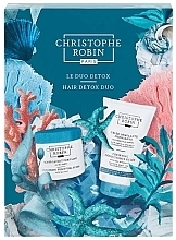 Парфумерія, косметика Набір - Christophe Robin Hair Detox Duo (scrub/40ml + cond/75ml + shm/12ml)