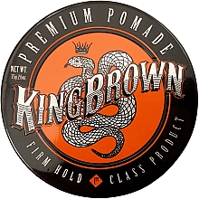 Духи, Парфюмерия, косметика Помада для укладки волос - King Brown Premium Pomade