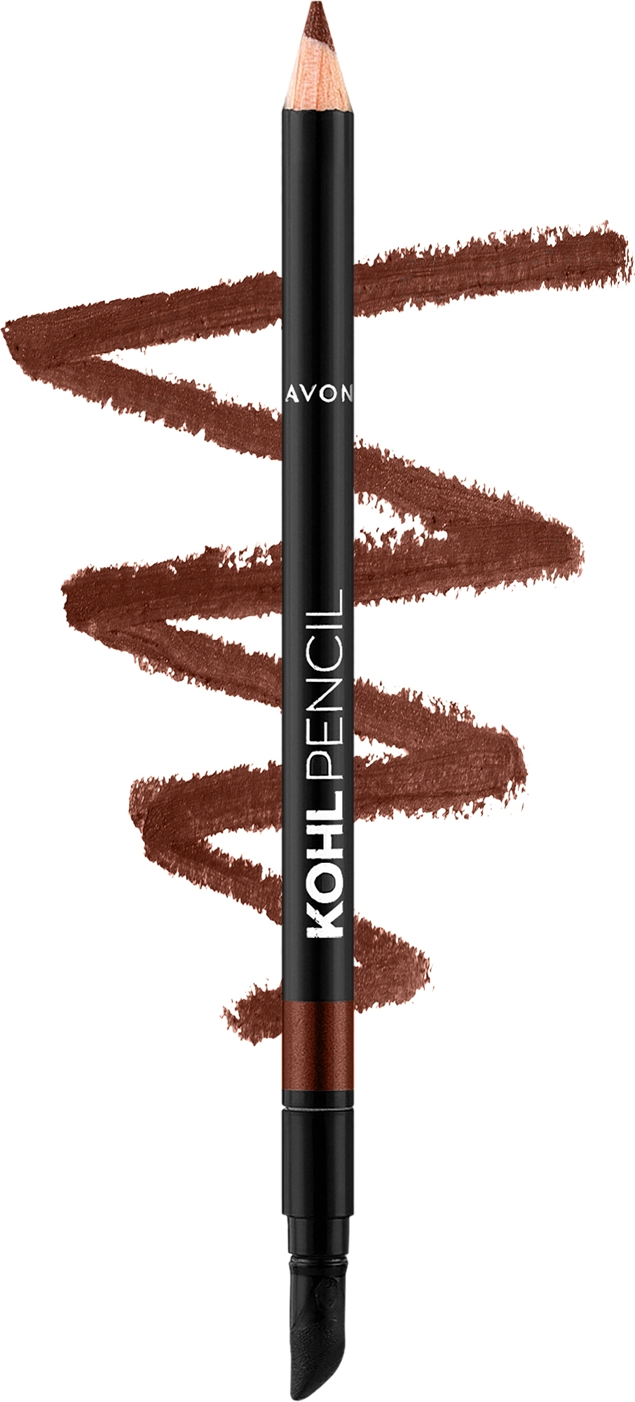 Олівець для очей, зі спонжем - Avon Kohl Pencil — фото Bronze Sheen