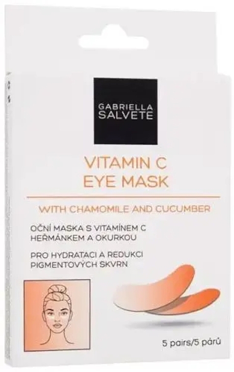 Патчи под глаза с ромашкой и огурцом - Gabriella Salvete Vitamin C Eye Mask — фото N1