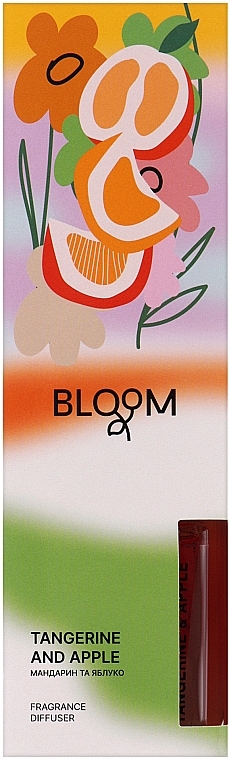 Aroma Bloom Reed Diffuser Tangerine And Apple - Аромадиффузор — фото N2