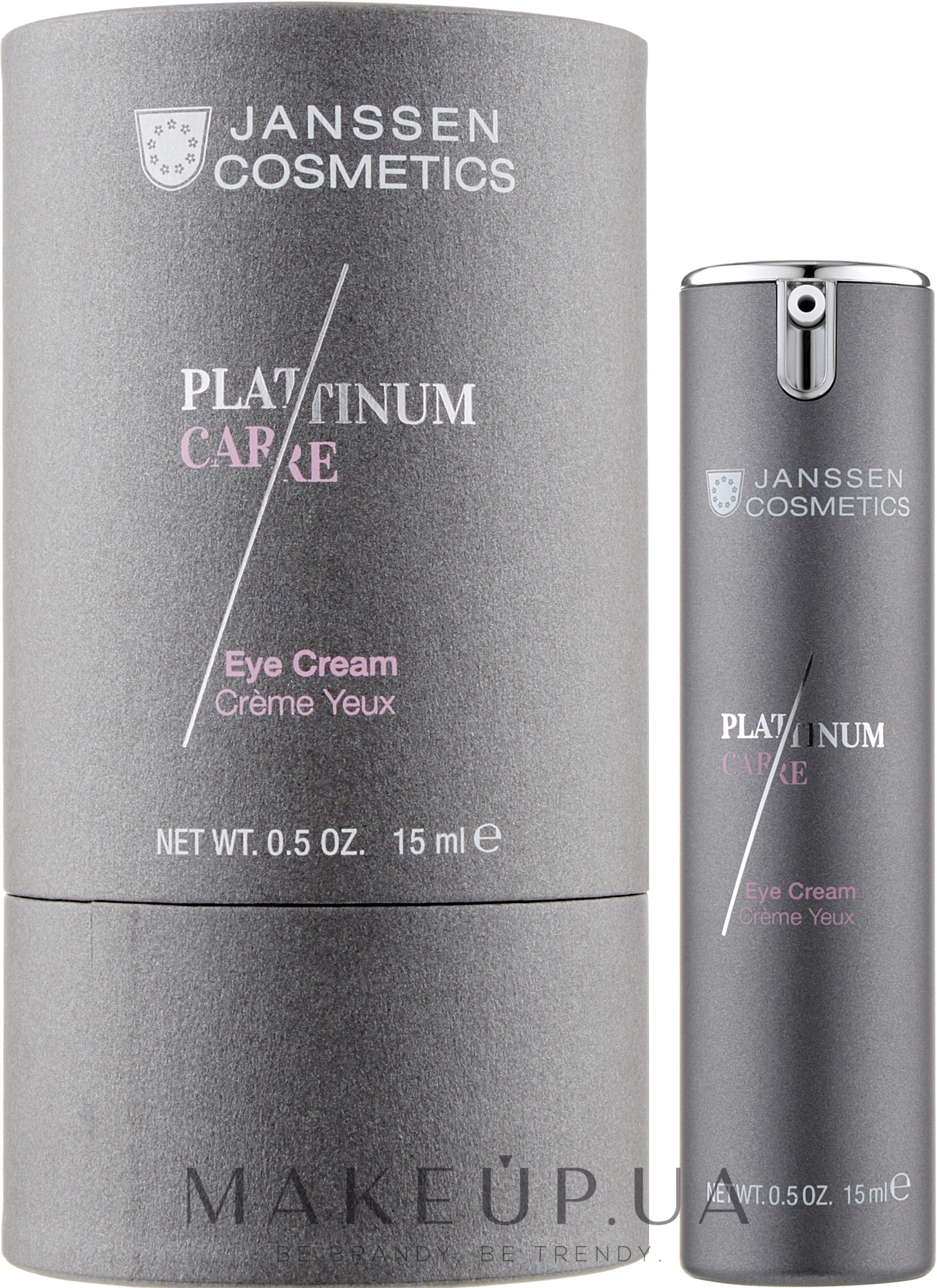 Крем для очей реструктурувальний - Janssen Cosmetics Platinum Care Eye Cream — фото 15ml