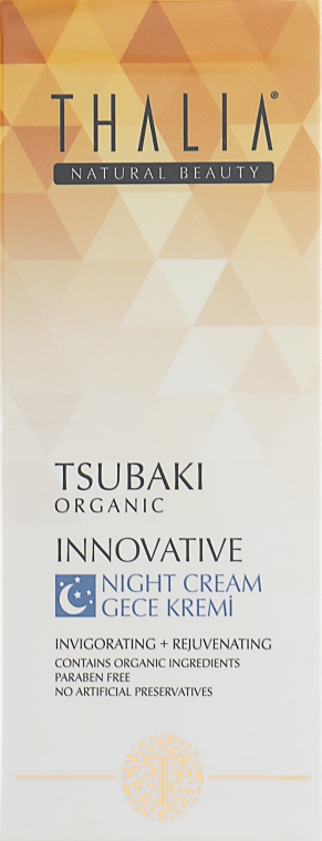 Ночной крем для лица 40+ - Thalia Tsubaki Organic Innovative Night Cream — фото N1