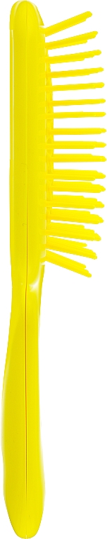 Расческа для волос, неоново-желтая - Janeke Superbrush Small Neon Yellow — фото N3
