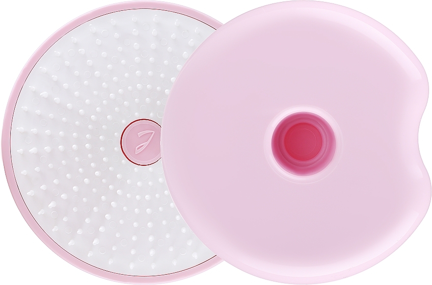 Компактная щетка для волос, розовая - Janeke The Original Pomme Brush — фото N1