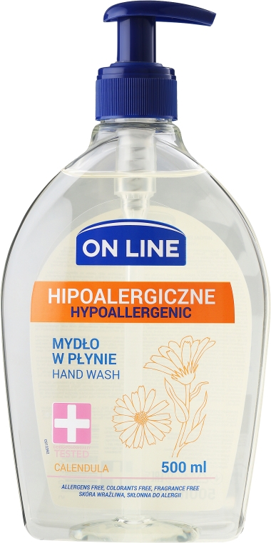 Жидкое мыло - On Line Hypoallergenic Calendula Soap — фото N1