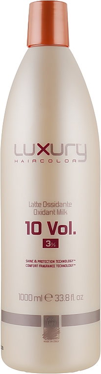 Молочный Оксидант - Green Light Luxury Haircolor Oxidant Milk 3% 10 vol.