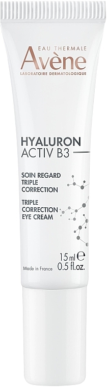 Крем для кожи вокруг глаз - Avene Hyaluron Activ B3 Triple Correction Eye Cream — фото N1