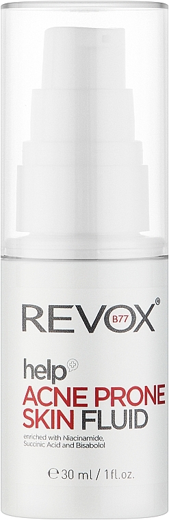 Флюїд для схильної до акне шкіри - Revox Help Acne Prone Skin Fluid — фото N1