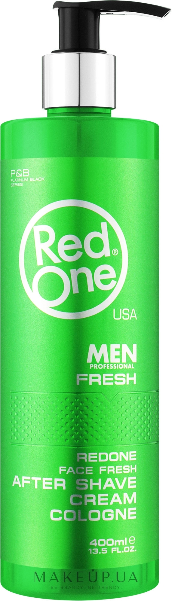 Парфумований крем після гоління - RedOne Aftershave Cream Cologne Fresh — фото 400ml