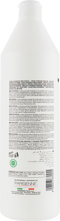 Емульсійний окислювач 10 Vol. 3 % - Black Professional Line Cream Hydrogen Peroxide — фото N4