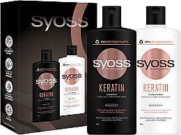 Духи, Парфюмерия, косметика Набор "Keratin. Intensive Repair" - Syoss (shm/440ml + cond/440ml)