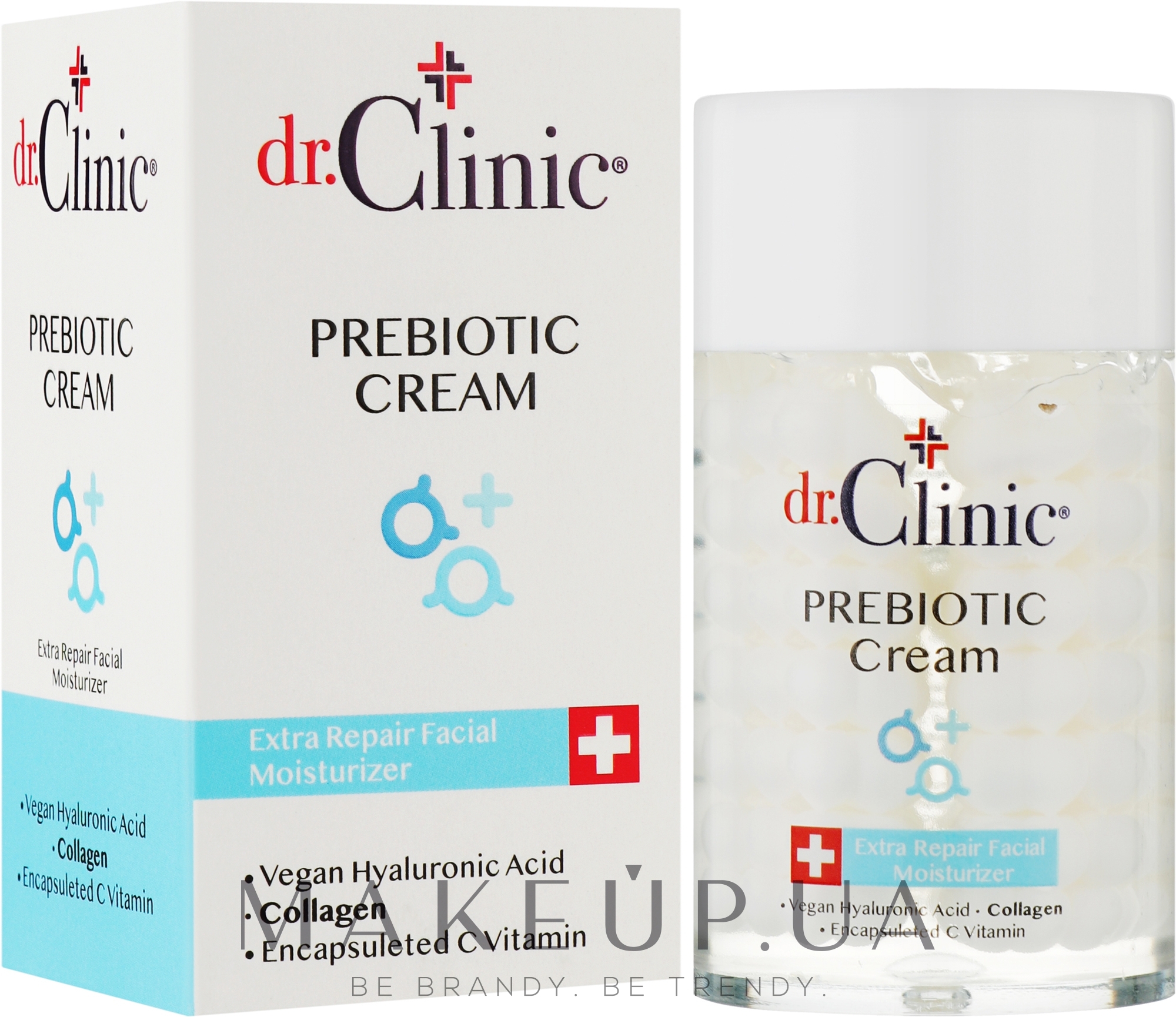 Крем з пребіотиками для обличчя - Dr. Clinic Prebiotic Cream — фото 100ml