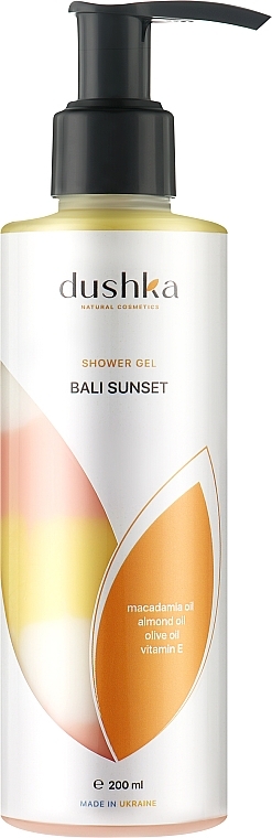 Гель для душу "Bali Sunset" - Dushka Shower Gel — фото N2