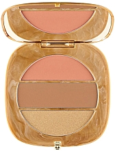 Духи, Парфюмерия, косметика Палитра для лица - Marc Jacobs O!Mega x Three Powder Palette (blush/7.5g + bronzer/9.8g + highlighter/7.2g)