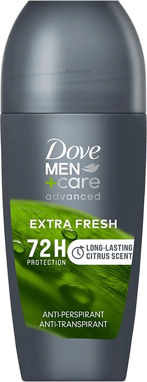 Кульковий дезодорант-антиперспірант - Dove Men Extra Fresh 72H — фото N1