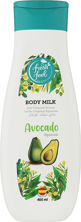 Молочко для тела "Авокадо" - Fresh Feel Body Milk Avocado — фото N1