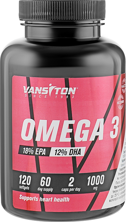 Харчова добавка "Омега-3" - Vansiton — фото N3