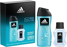 Духи, Парфюмерия, косметика Adidas Ice Dive - Набор (edt/50ml + sh/gel/250ml)