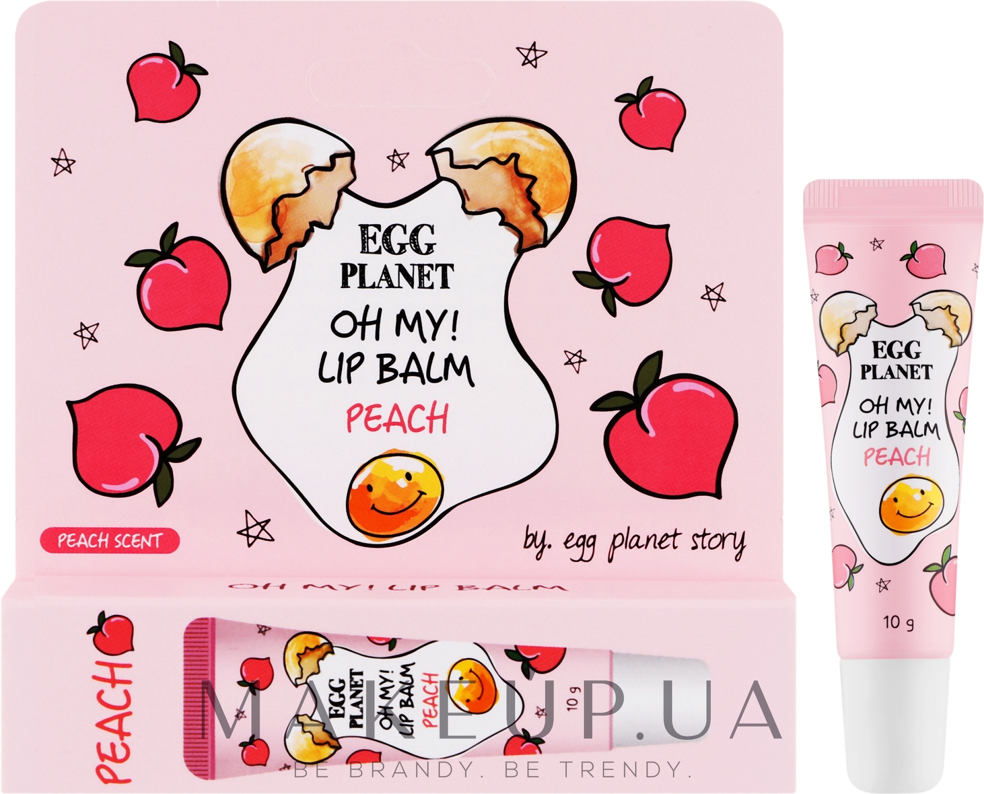 Бальзам для губ "Персик" - Daeng Gi Meo Ri Egg Planet Oh My! Lip Balm Peach — фото 10g