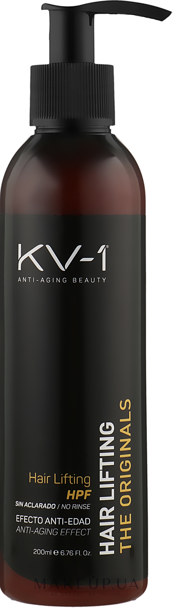 Несмываемый крем-лифтинг с защитой от UVB-излучения, морской и хлорированной воды - KV-1 The Originals Hair Lifting Hpf Cream — фото 200ml